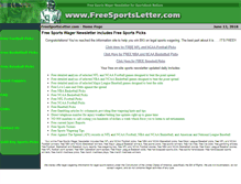 Tablet Screenshot of freesportsletter.com